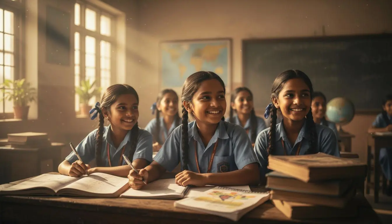Students in classroom